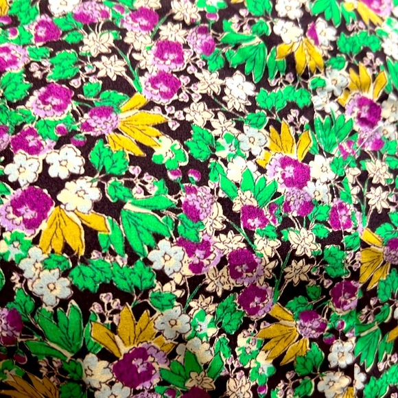 Isabel Marant pour H&M Floral Midi balloon sleeve Dress - Green and Pink - Picture 3 of 9